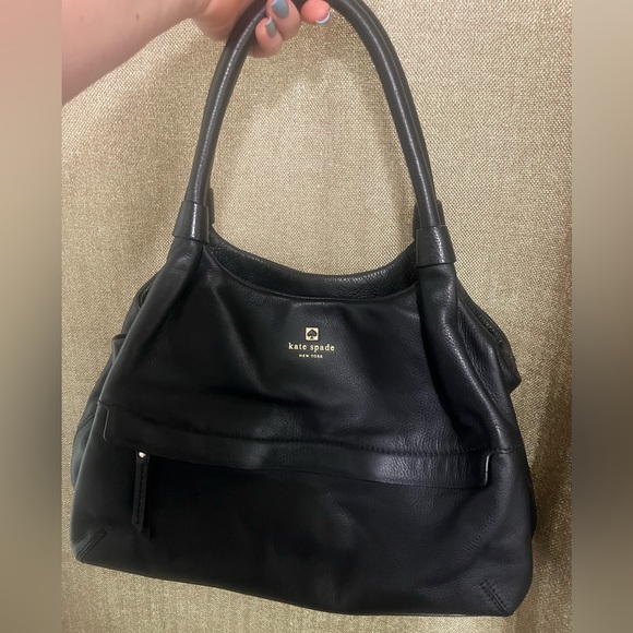 kate spade Handbags - Kate Spade Black Leather shoulder Bag